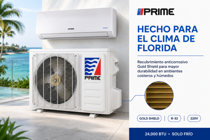 Mini Split PRIME 24000 BTU COLD ONLY 17 SEER R-32 220V - Image 5