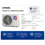 Mini Split PRIME 12000 BTU HEAT/COLD 17 SEER2 R-32 220V - Image 5