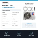 Mini Split PRIME 18000 BTU COLD ONLY 17 SEER R-32 220V - Image 5