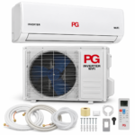 Aire acondicionado PG Mini Split Inverter 12000 BTU solo frío 110 V blanco con unidad interior y exterior