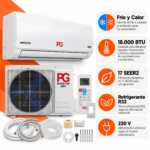 PG Mini Split 18.000 BTU Frío y Calor, 220 V - Image 4