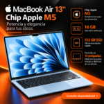 Apple MacBook Air 13 pulgadas azul cielo, 16 GB, 512 GB SSD - Image 2