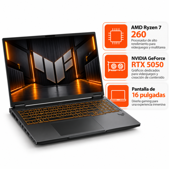 ASUS TUF Gaming A16 RTX 5050, 16 GB, 512 GB SSD - Image 3